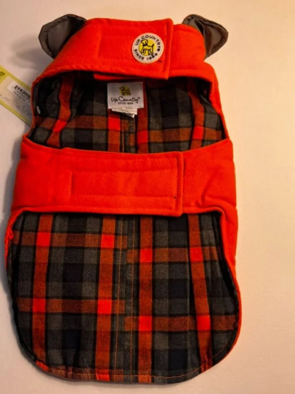 Dog Coat, Orange, Size 12